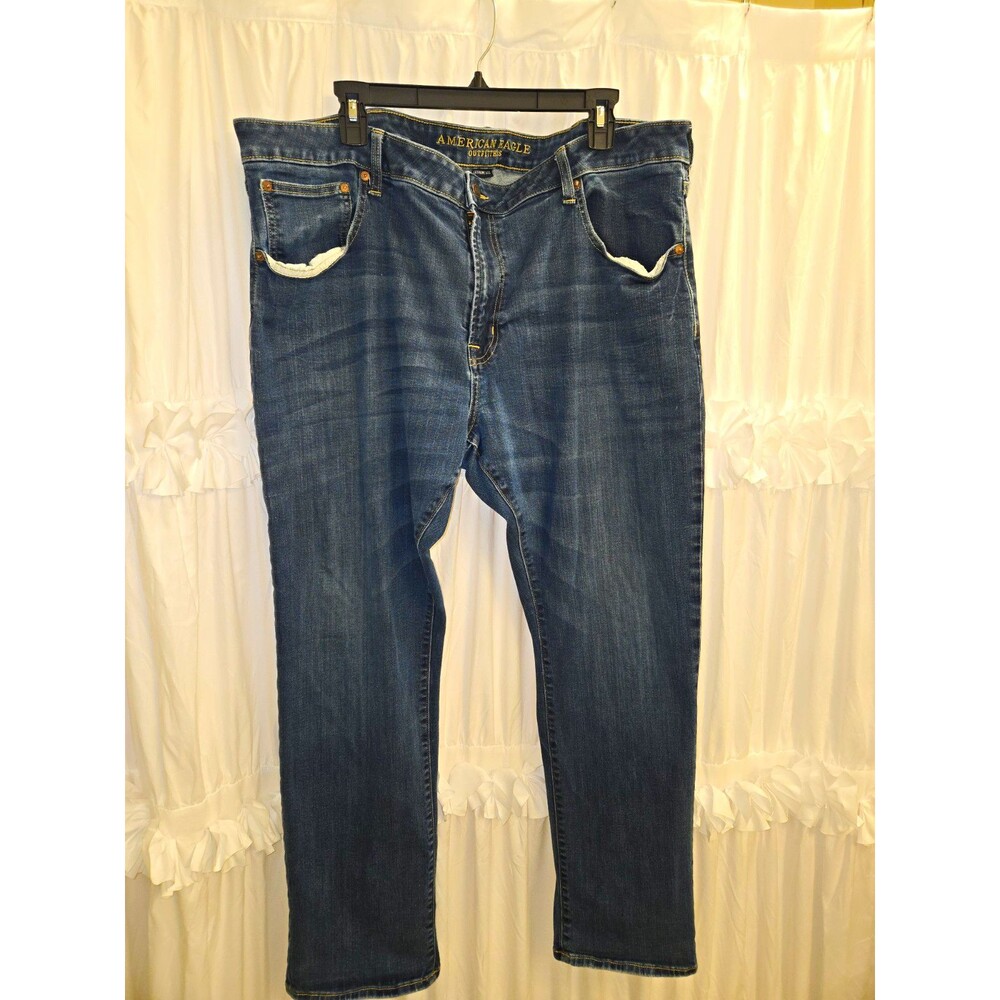 American Eagle Outfitters Men Extreme Flex Jeans 44x32 Straight Leg